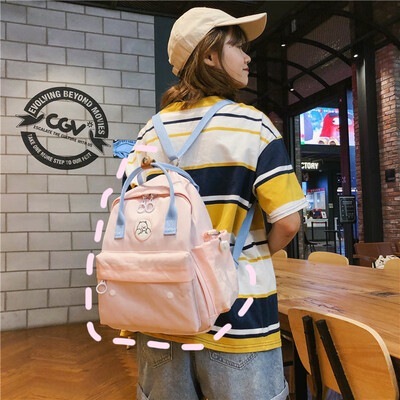 

Overheated shoulder Baotao brand women travel leisure ins wind small backpack shoulder more use 100 tide