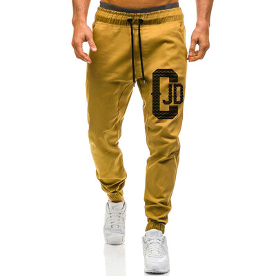

Gobestart Mens Casual Sport Pants Slim Fit Printed Trousers Running Joggers Sweatpants