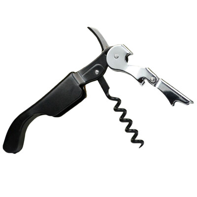 

Double Hinged Waiter Multifunctional Corkscrew Wine Bottle Opener Foil Cutter