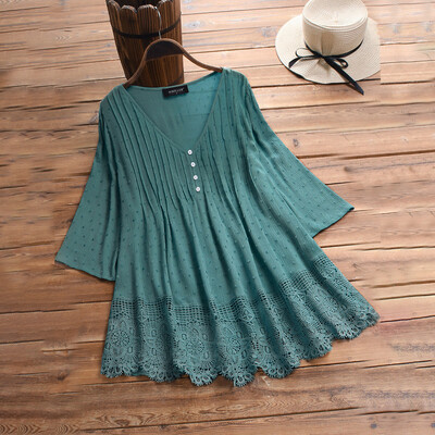 

Women Short Sleeve Loose Cotton T Shirts Ladies Summer Casual Blouse Tops Shirt