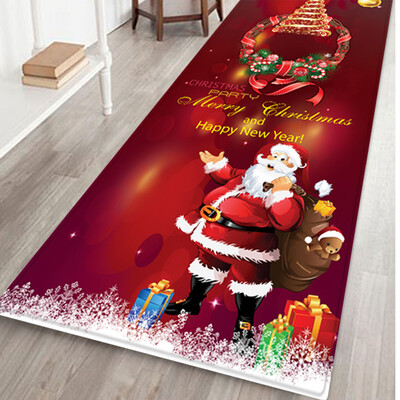

Tailored Merry Christmas Welcome Doormats Indoor Home Carpets Decor 60x180CM