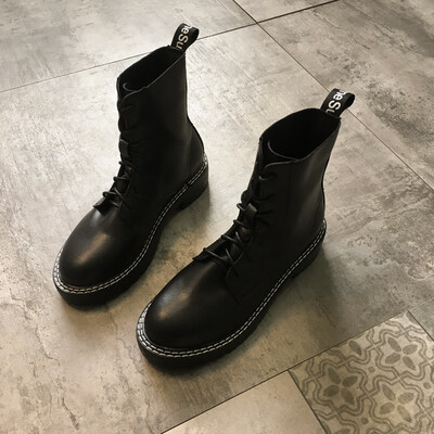 

European&American retro Martin boots British fashion new autumn leisure handsome student locomotive boots