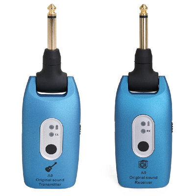 

24G Wireless Guitar System Electric Guitars Transmitter&Receiver Set Built-in Rechargeable Battery 30M Transmission Range