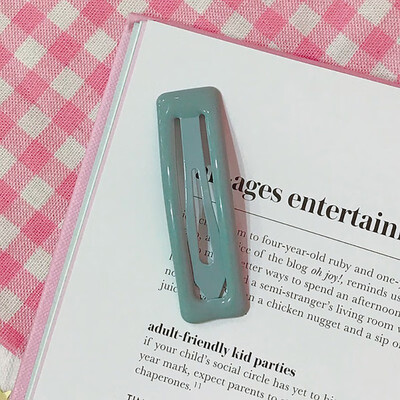 

Korean girl heart geometry drop oil candy color word clip bangs clip wild soft girl broken hair clip