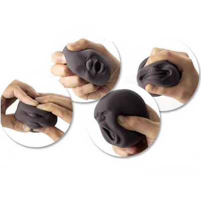 

Tailored Humorous Face Top Anti-stress Helper Stress Pressure Reliver Vent Ball