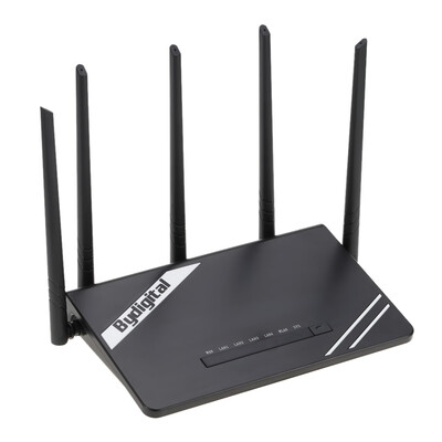 

300Mbps Wireless Long Range Wi-Fi Gigabit Router with High Power 5 External Antennas Support 80211bgn for Home Company Office H