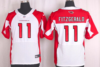 

Mens Nike Arizona Cardinals 11 Larry Fitzgerald Elite White NFL Jersey