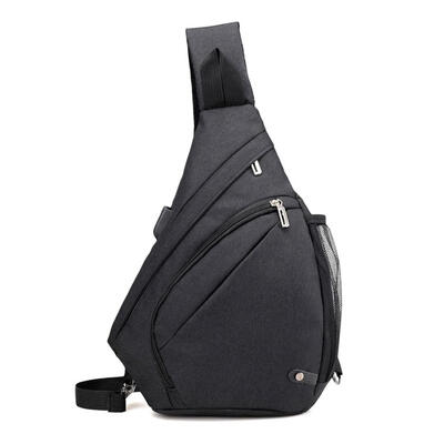 

USB Charge Men Women Chest Bag Sling Bag Shoulder Satchel Crossbody Bag