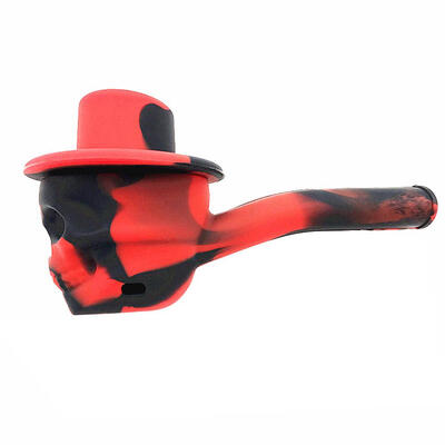 

Portable Flexible Skull Silicone Tobacco Smoking Pipe Cigarette Weed Pipe