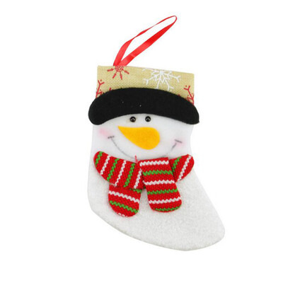 

〖Follure〗1pcs Christmas Mini Christmas Stockings Socks Decorations Socks Stocking Bag