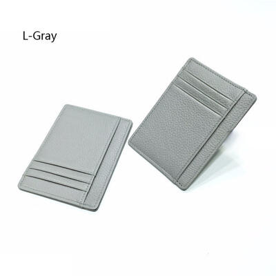 

Ultrathin Short Card Bag With Head Layer Cowhide Double-sided Drivers License Multi-card Clamp