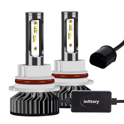 

Infitary led Headlight 72W 8000LM 6500K Fog Light 12V24V 9007 Auto Headlamp