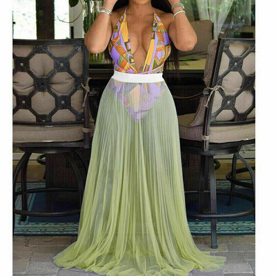 

Women Sexy Swimwear Bikini Beach Sarong Dress Cover Up Sheer Wrap Skirts