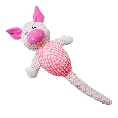 

Pet Soft Dog Toys Animals Shaped Cotton Dog Toys Bite Resistant Chew Toys Teething Interactive Toys for Small to Medium Puppy