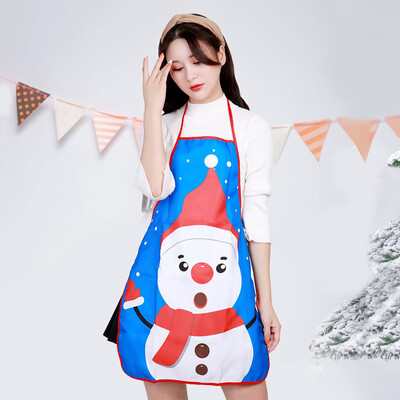 

Siaonvr Santa Claus Apron Personality Novelty Ornament Kitchen Home Christmas Apron