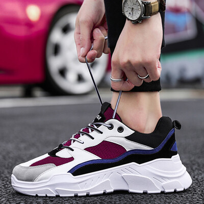 

Ins old mans shoes trend wild breathable sports casual running tide shoes mens net shoes 2019 new summer