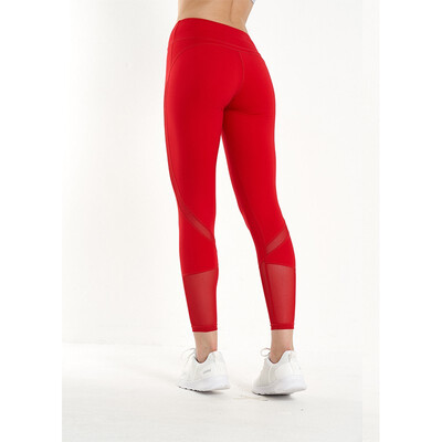 

High Waisted Mesh Yoga Pants for Women Tummy Control Compression 4 Way Stretch Workout Leggings