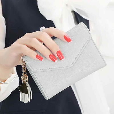 

Tailored New Fashion Lady Women Mini Leather Clutch Wallet Coin Purse Card Wallet