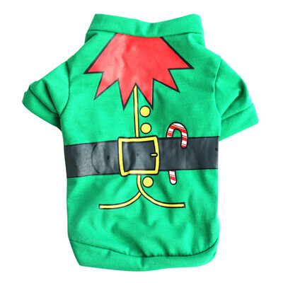 

Pet Dog Clothes Cute Cartoon Dog Cat Christmas T-shirt Clothes For Small Dog Coat Xmas Apparel For Cat Dogs Chihuahua Teddy