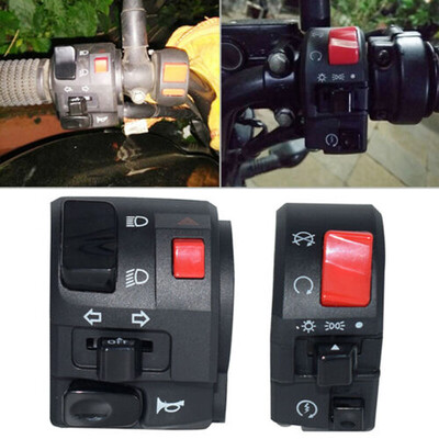

1 Pair 78 Motorcycle Handlebar Switch ON-OFF Engine Electric For Suzuki BMW