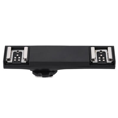 

Dual Shoe Flash Speedlite Light Bracket Splitter for Camera Canon DSLR