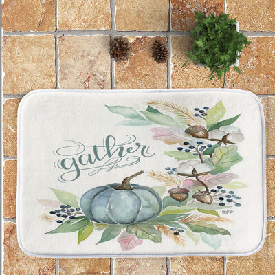 

Toponeto Pumpkin lantern Entrance Door Bathroom Mat Indoor Bath Decor