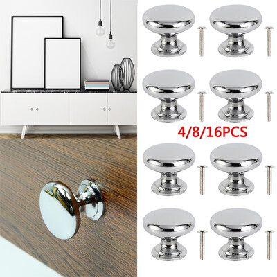 

4816PCS Round Stainless Steel Cabinet Knobs Drawer Kitchen Cupboard Pull Handles