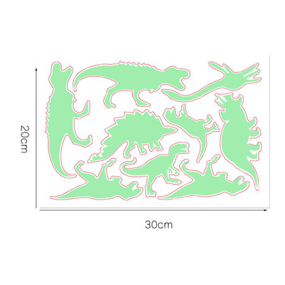 

〖Follure〗Home Household Room Wall Sticker Mural Decor Decal Removable Luminous Dinosaur