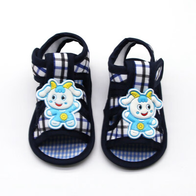 

0-18M Newborn Baby Boy Girl Summer Fashion Cartoon Animal Sandals Casual Soft Sole Outdoor Shoes 3 Colors Beach Sandals