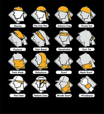 

Creative Multifunctional Cycling Seamless Magic Scarf for Outdoor Sports