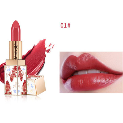 

Chinese Forbidden City Lipstick Waterproof Non-Stick Cup Moisturizing Easy to Color Lipstick