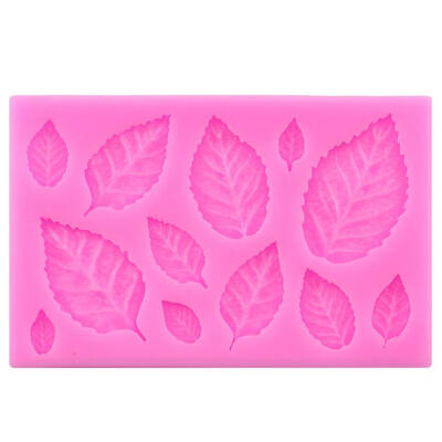 

Petal Leaf Silicone Fondant Mold Cake Chocolate Clay DIY Decorative Moulds