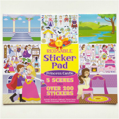 

Kid Scene Electrostatic Sticker Childrens Electrostatic Sticker Book Repeatable Sticker toy gift
