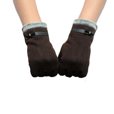 

Girls Women Fashion Winter Warm Touch Screen Outdoor Full Fingers Wrist Gloves