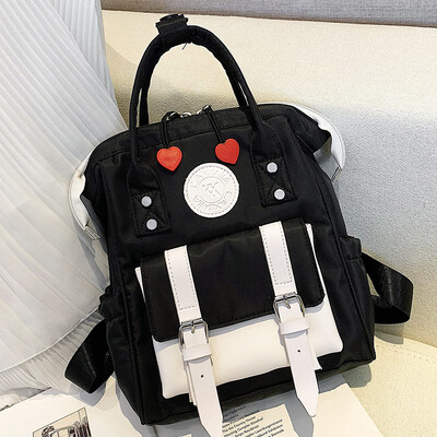 

2019 new Korean version of the high school of high school girls in the color college lovely hundred best friend backpack