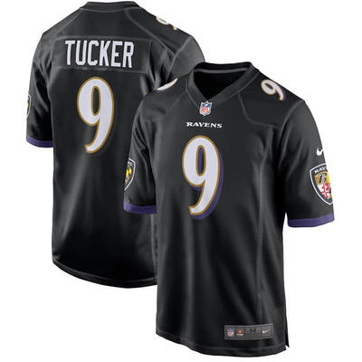 

Youth Football Jersey Baltimore Ravens Justin Tucker Black Game Jersey