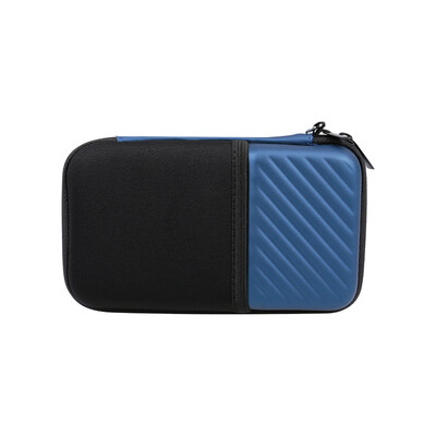 

Hard Drive Storage Bag Portable Carrying Case EVA Shockproof Organizer for Hard Disk Cables Charger Impact Resistant Blue
