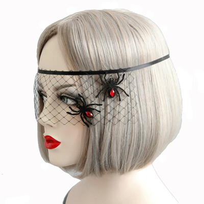 

Spider Decoration Mask Face Veil Accessories for Women