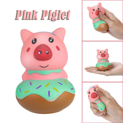 

Siaonvr Squeeze Stress Reliever Cute Pink Piglet Cream Scented Slow Rising Toys Gifts