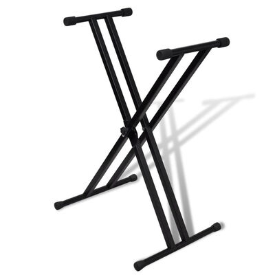 

Adjustable Double Braced Keyboard Stand X-Frame