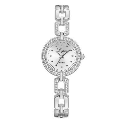 

Womens Watches Fashion With Rhinestone Bracelet Ladies Watch Simple Clock Dress Gift Wristwatch Luxury Bayan Kol Saati