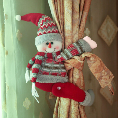 

Siaonvr New Cartoon Doll Curtain Buckle Window Decoration Christmas Gift Home Decors