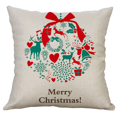 

〖Follure〗Christmas Sofa Bed Home Decor Pillow Case Cushion Cover