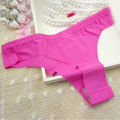 

Sexy Women Casual Ice Silk Seamless Briefs Underwear Low Waist Panties Knickers