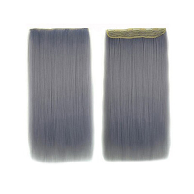 

〖Follure〗Personalized Fashion Trends Grandma Gray Gradient Wig Straight Hair