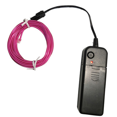 

Siaonvr Flexible LED Light EL Wire String Strip Rope Glow Decor Neon Lamp USB Controlle