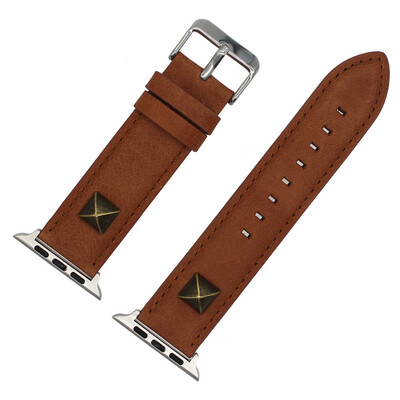 

Gobestart Pin buckle Cowhide Buckle Wrist Watch Band Strap Belt For Apple Watch 38mm