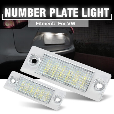

Replacement For Piug 2005-2009TranspiarterT5 2003-2009 Numbers License Light 12V Rear LED License Plate Lamp