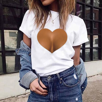 

Nomeni Women Girl Summer Casual Crewneck Tops Tee Shirts Blouse