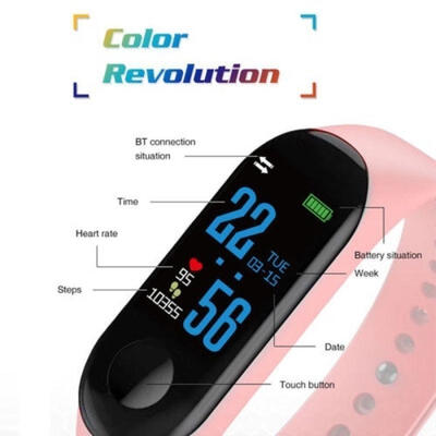

LATEST Bluetooth Smart Watch Heart Rate Blood Pressure Monitor Fitness Tracker